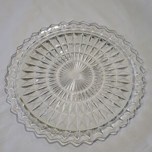 Vintage...Windsor Elegant Clear Glass Serving Platter